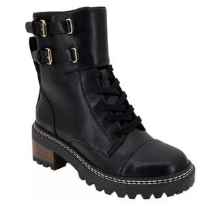 BCBG Curtis Women’s Black Lug Sole Boots Size 5 NEW